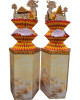 金有錢法船塔 (一對)