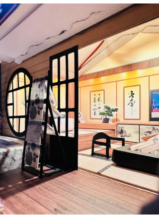 紙紮日式湯屋