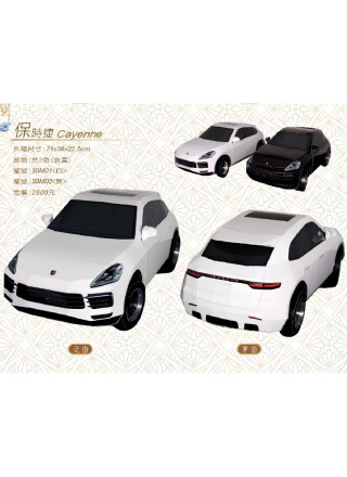 紙紮汽車 仿真保時捷凱彥Cayenne (黑/白)