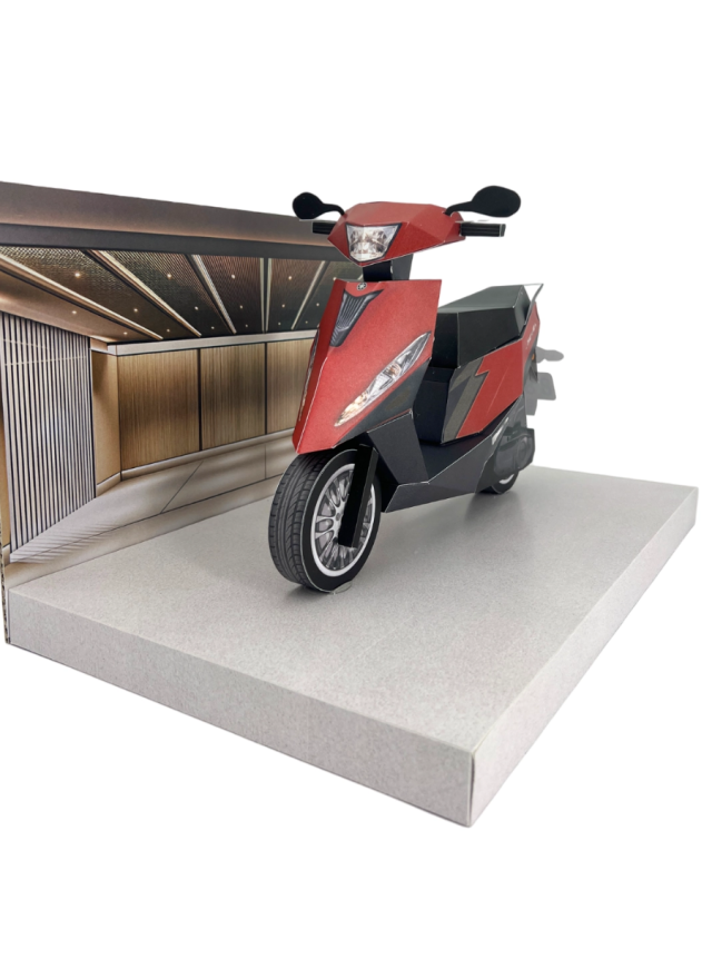紙紮機車 Yamaha JOG機車情境組