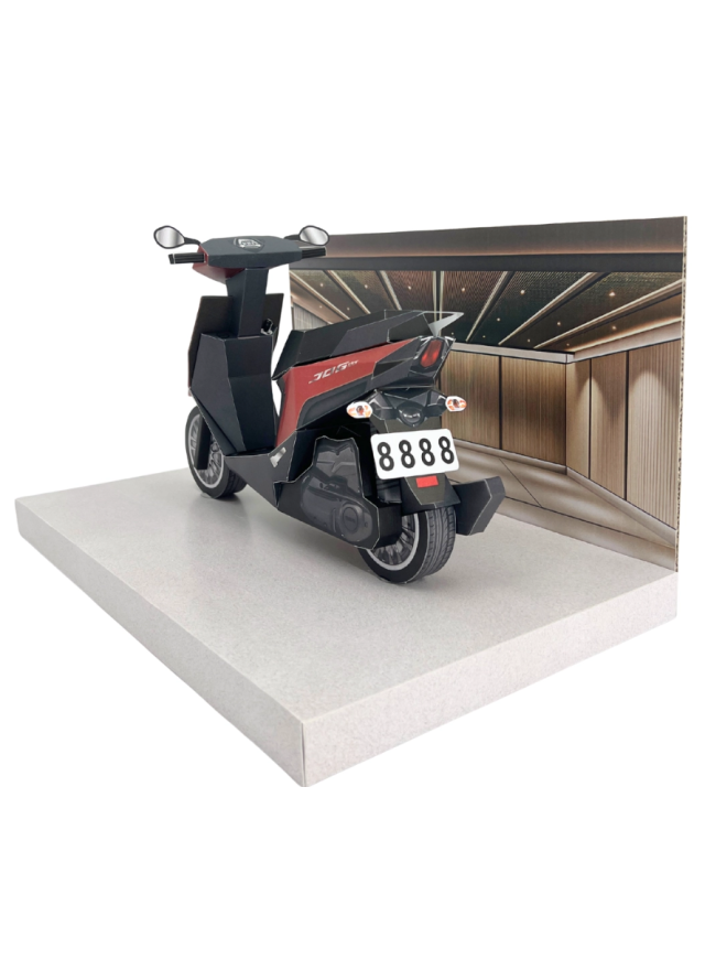 紙紮機車 Yamaha JOG機車情境組