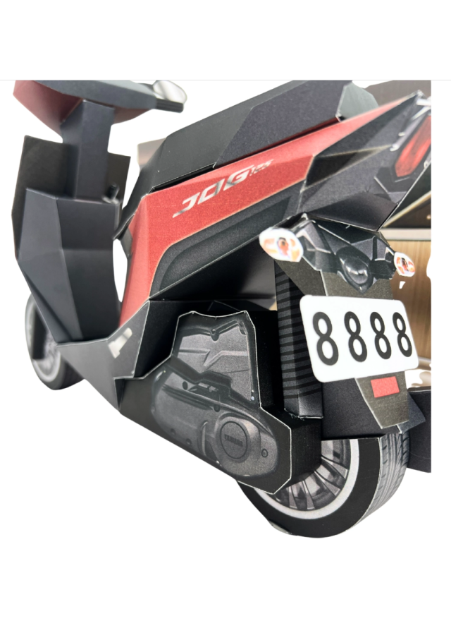 紙紮機車 Yamaha JOG機車情境組