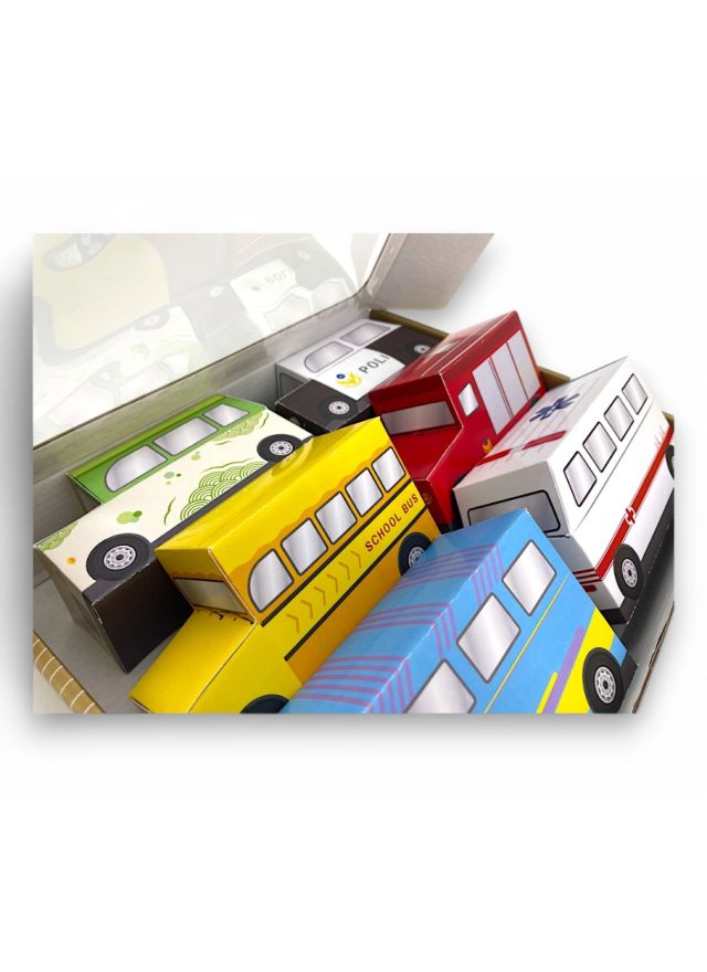 紙紮兒童玩具-汽車組