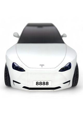 紙紮汽車 特斯拉 Tesla Model Y -運動白