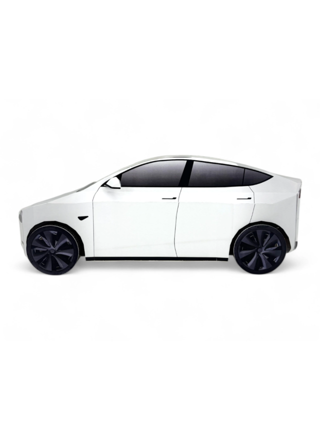 紙紮汽車 特斯拉 Tesla Model Y -運動白