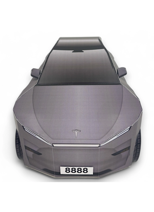 紙紮汽車 特斯拉 Tesla Model Y -閃電銀