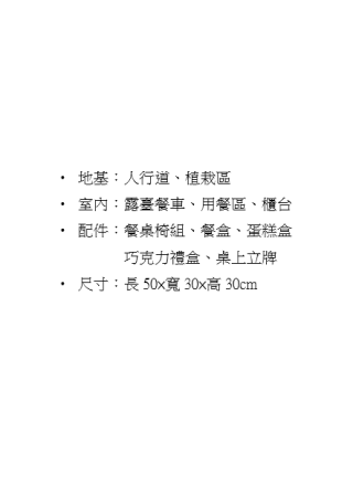 紙紮甜點蛋糕屋