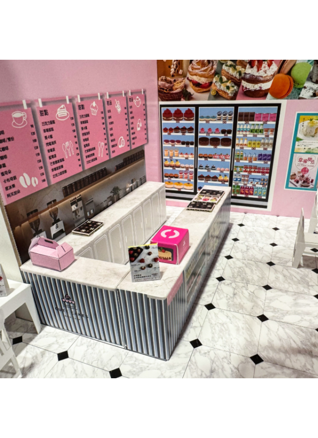 紙紮甜點蛋糕屋