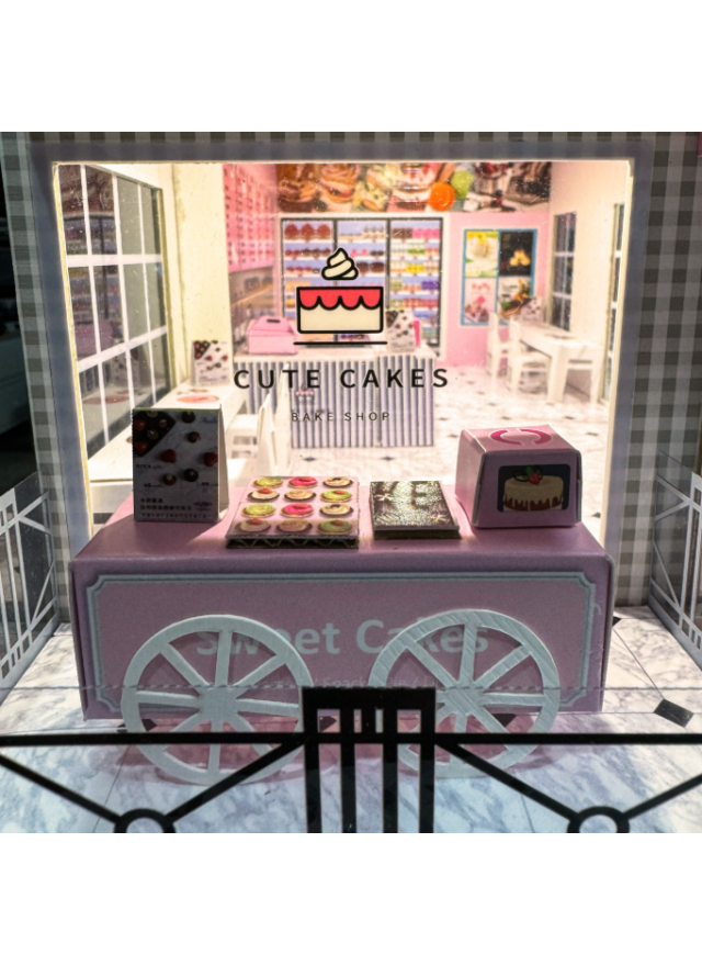 紙紮甜點蛋糕屋