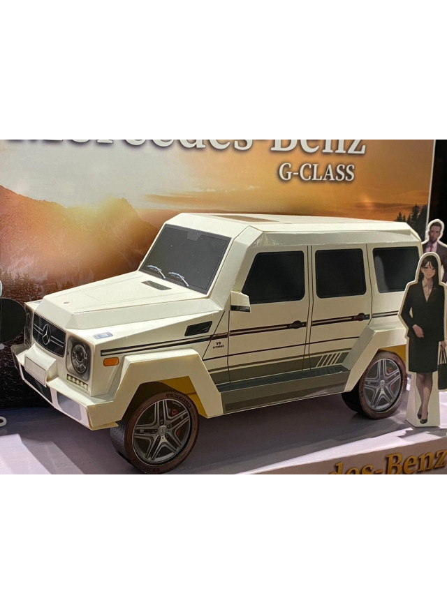 紙紮汽車-賓士-G Class (大G) (白色)