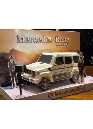 紙紮汽車-賓士-G Class (大G) (白色)