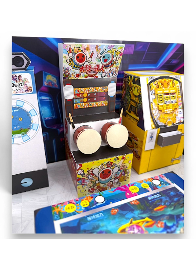 紙紮電子遊樂場 湯姆熊情境組